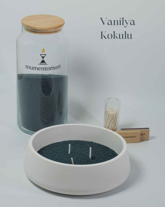 mumentomori Yuvarlak Kase (1 kg Mum)