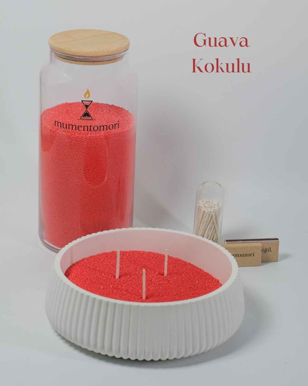 mumentomori Yuvarlak Form Kase (1 kg Mum)